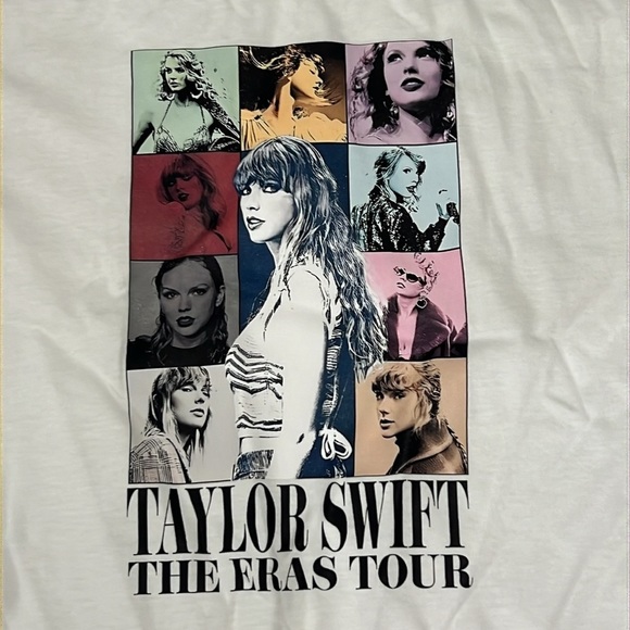 Taylor Swift Graphic Tee Youth Medium & Ladies Medium White Mommy & Me - Picture 2 of 4